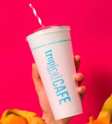 Tropical Smoothie Drinks Menu